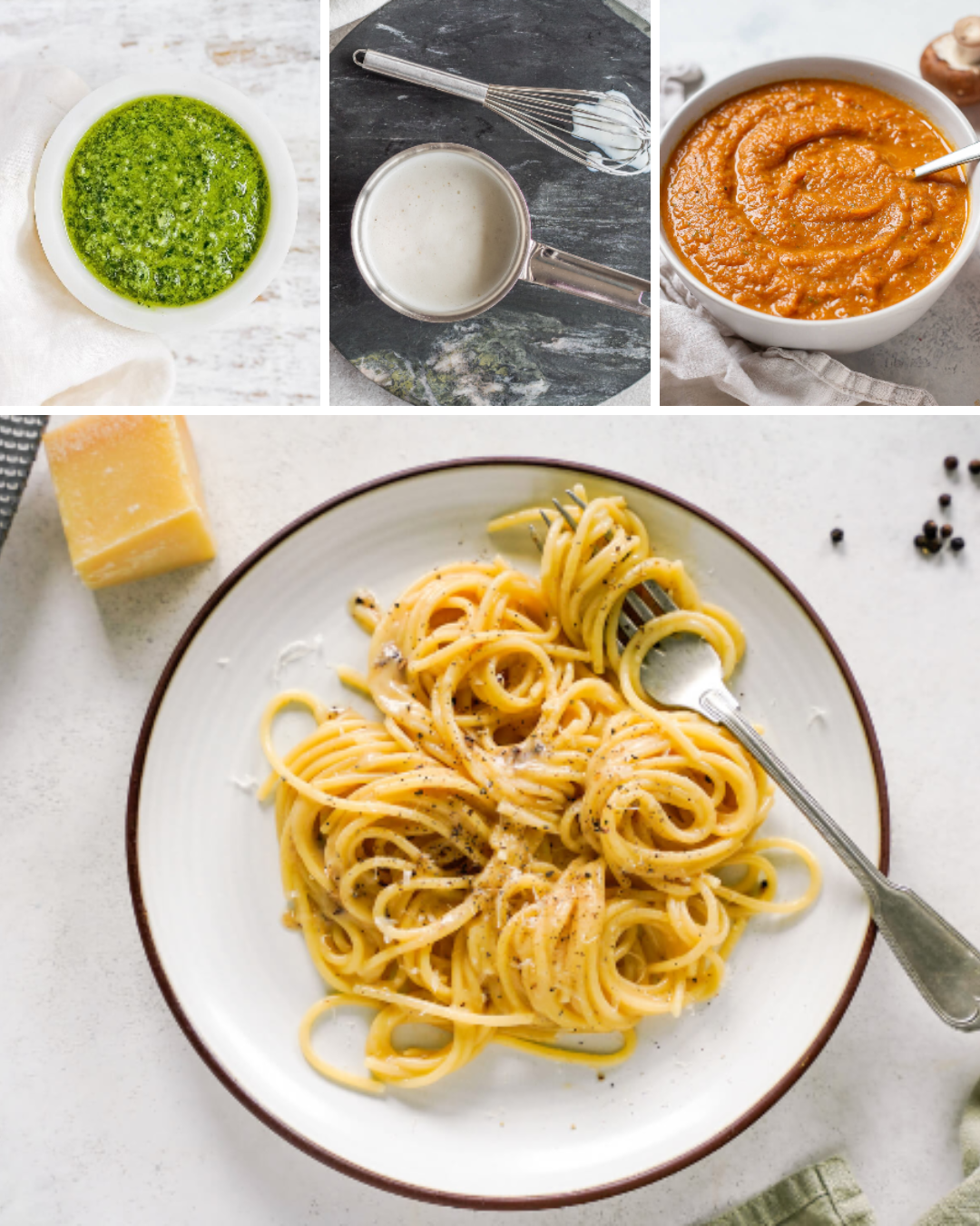 Homemade pasta & sauces
